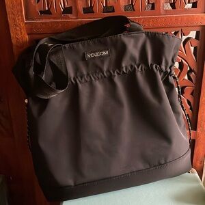 Volcom black tote bag